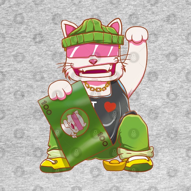 maneki neko the lucky cat by byd